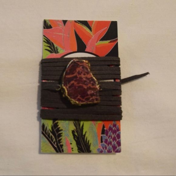 Gemstone wraparound bracelet - Picture 3 of 5